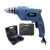 Furadeira Philco Maleta Com Ferramentas Pfu1mf 650w 51102003 Azul Preto 220v