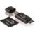 Pen Drive Multilaser 16gb 3 Em 1 Com Cartão De Memória E Adaptador Mc112 Azul
