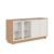 Buffet Colibri 4 Portas E 2 Prateleiras Freijo/off White