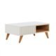 Mesa De Centro Colibri Jeri Com 1 Nicho Freijo/off White