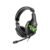 Headset Gamer Warrior Harve Drivers 40mm Preto E Verde Ph298