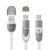 Cabo 2 Em 1 Type C E Micro Usb 1,5m Branco