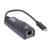 Conversor Usb Type c (m) X Rj45 (f) 10/100/1000 Wi423 Preto