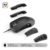 Warrior Moray Mouse Gamer Rgb 10000dpi Personalizavel – Mo278 Preto