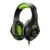 Headset Gamer Warrior Rama P3+usb P2 Led Preto Verde