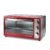 Forno Elétrico Vermelho 127v Seletor De Temperatura E Timer