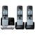 Telefone Sem Fio Com Base + 2 Ramais Kx-tg6713lbb Preto