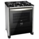 Fogão 5 Bocas A Gás De Piso Com Grill Elétrico Fischer Gran Cheff 26988 Inox 110v