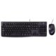 Teclado E Mouse Logitech Mk120, Com Fio, Abnt2 – Preto