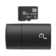 Kit 2 Em 1 Leitor Usb + Cartão De Memória Micro Sd Classe 4 16Gb Até 480Mb/S Preto Multilaser – Mc172 – Padrão