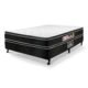 Cama Box + Colchão Casal Castor Espuma D33 Double Face 128