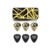 Palheta Maxgrip 0.60Mm Eddie Van Halen Amarela Cx C/6 Dunlop