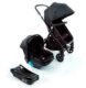 Carrinho com Bebê Conforto Trio Poppy Travel System Preto Mescla – Cosco