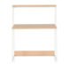 Mesa de Escritório Ladder Desk Branco e Madeira – Cosco Home