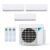 Ar-Condicionado Multi Split Inverter Daikin 24.000 BTUs (2x Evap HW 9.000 + 1x Evap HW 18.000) Quente/Frio 220V