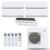 Ar-Condicionado Multi Split Inverter Daikin 38.000 BTUs (4x Evap HW 9.000 + 1x Evap Cassete 1 Via 12.000) Quente/Frio 220V