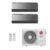 Ar-Condicionado Multi Split Inverter LG 24.000 (2x Evap HW Artcool 18.000) Quente/Frio 220V