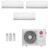 Ar-Condicionado Multi Split Inverter LG 24.000 (3x Evap HW 7.000) Quente/Frio 220V