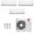 Ar-Condicionado Multi Split Inverter LG 30.000 (1x Evap HW 9.000 + 1x Evap HW 12.000 + 1x Evap HW 24.000) Quente/Frio 220V