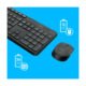 Combo Teclado E Mouse Sem Fio Logitech Mk235 Com Conexão Usb, Pilhas Inclusas E Layout Abnt2