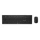 Teclado E Mouse Sem Fio 2.4 Ghz Teclas Flutuantes Usb Preto – Tc251 Preto