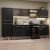 Armário De Cozinha Completa 293cm Rustic/Preto Emilly Madesa 04