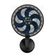 Ventilador Arno Parede 40cm Xtreme Force 40cm 6 Pas Vb4p Preto 220V