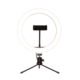 Suporte Tipo Ring Light Livestream 10 Pol. Com Tripé Ajustavel Usb – Ac370 Ac370