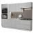 Cozinha Completa 100% Mdf Madesa Acordes 270006 Com Armário E Balcão (Sem Tampo E Pia) Frentes Branco Brilho