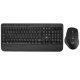 Kit Teclado E Mouse Sem Fio Cs1200 Multimídia Conexão Bt+Usb 3200Dpi Ajustável Com Cliques Multi – Tc301