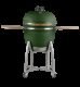 Churrasqueira Kamado Ultra Da Rasco Verde C/ Grelha Aço Inox, Suporte E Mesas. Serve Até 20 Pessoas