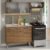 Armário De Cozinha Compacta 165cm Com Pia Rustic Emilly Madesa 05 Cor:Rustic
