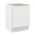 Balcão Madesa Lux 60 Cm 1 Porta (Sem Tampo) Branco/Branco Veludo
