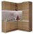 Cozinha Completa De Canto Madesa Glamy 329001 Com Armário E Balcão (Sem Tampo E Pia) Rustic