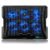 Cooler Para Notebook Com 6 Fans Led Azul Hexa Cooler – Ac282 Azul