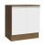Balcão 70 X 60 Cm 2 Portas (Com Tampo) Rustic/Branco Glamy Madesa
