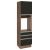 Torre Quente Madesa Glamy 60 Cm 1 Porta 3 Gavetas Rustic/Preto