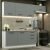 Armário De Cozinha Completa 260cm Branco Cinza Agata Madesa 02