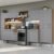 Armário De Cozinha Completa 325cm Cinza/Rustic Emilly Madesa 02