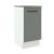 Balcão Madesa Agata 40 Cm 1 Porta Branco/Cinza