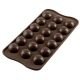 Forma Silicone 3D Mini Bombom Chocolate Futebol Silikomart