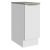 Balcão 35 Cm 1 Porta Branco/Branco Veludo Lux Madesa