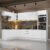 Armário De Cozinha Completa De Canto 499cm Branco Stella Madesa 01 Cor:Branco