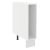 Balcão Porta Pano 20 X 60 Cm Para Cozinhas Madesa Glamy, Lux E Stella Branco