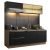 Cozinha Completa Madesa Lux Com Armário E Balcão 5 Portas 2 Gavetas Rustic/Preto