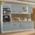 Armário De Cozinha Completa 310cm Branco/Cinza Agata Madesa 02