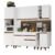 Cozinha Completa Madesa Reims 235002 Com Armário E Balcão Branco