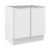 Balcão Madesa Lux 80 Cm 2 Portas (Sem Tampo) Branco/Branco Veludo