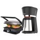 Kit Grill Inox E Cafeteira Com Jarra Inox 0,7L Oster