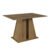 Mesa De Jantar Retangular Com Tampo De Madeira Rustic 5383 Madesa Cor:Rustic